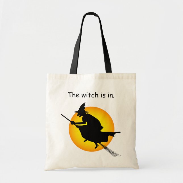 Halloween Witch is in  Budget Tote Bag (Front)