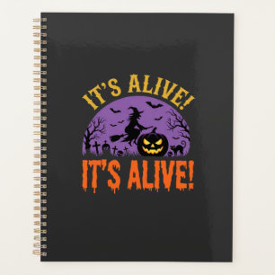 Halloween Witch Jack O Lantern It's Alive Planner