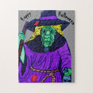 HALLOWEEN WITCH JIGSAW PUZZLE