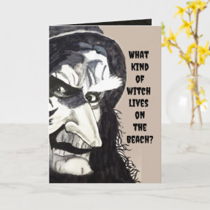 HALLOWEEN WITCH JOKE card