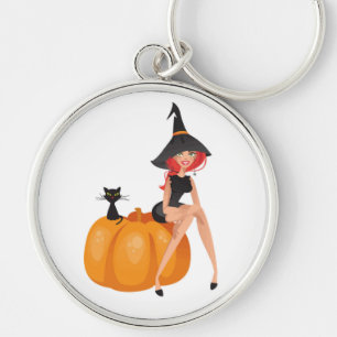 HALLOWEEN WITCH KEYCHAIN