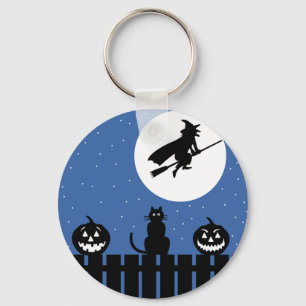 Halloween Witch Keychain