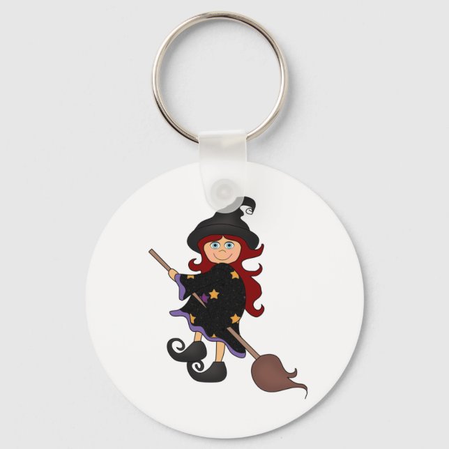 Halloween witch keychain (Front)