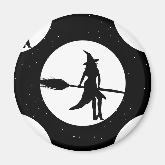 halloween witch magnet (Front)