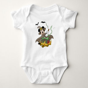 Halloween Witch Minnie Mouse Baby Bodysuit