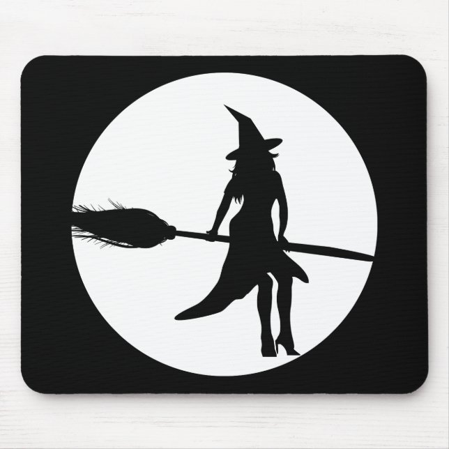 halloween witch mouse pad (Front)