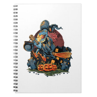Halloween witch notebook