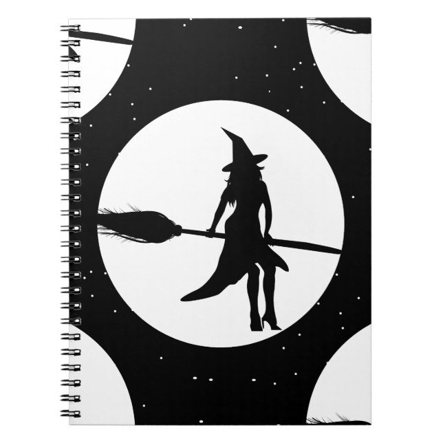 halloween witch notebook (Front)