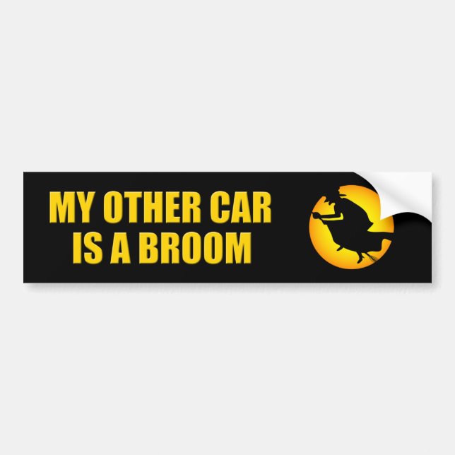 Halloween Witch Other Car Bumper Sticker (Front)