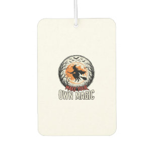 Halloween Witch Own Magic Vintage Shirt Design_1 Air Freshener
