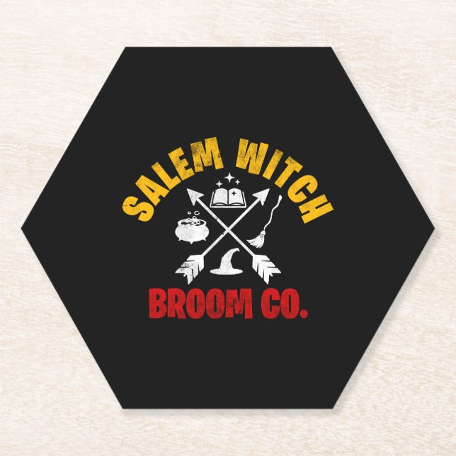 Halloween witch                               paper coaster (Front)