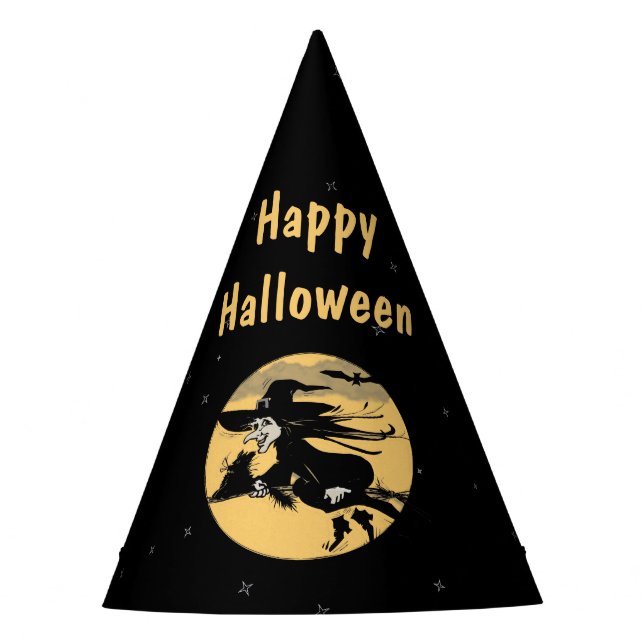 Halloween Witch Party Hat (Front)