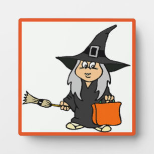 HALLOWEEN WITCH PLAQUE
