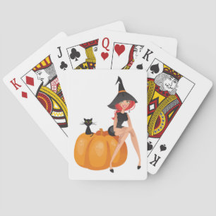 HALLOWEEN WITCH PLAYING CARDS