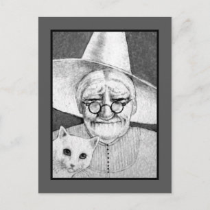 Halloween Witch Postcard