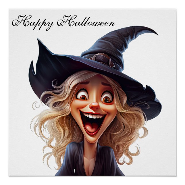 Halloween Witch Poster (Front)