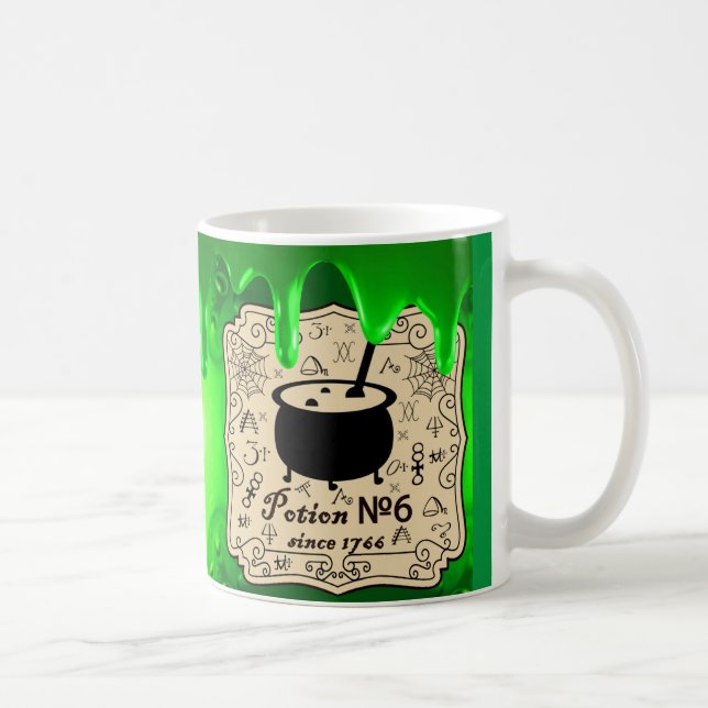 Halloween Witch Potion Coffee Mug, Cup (Right)