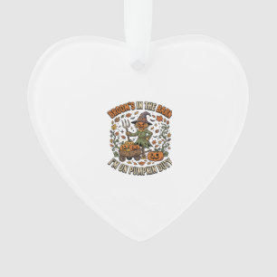 Halloween Witch Pumpkin Patch Humour Ornament