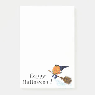 Halloween Witch Pumpkin Post-it® Notes
