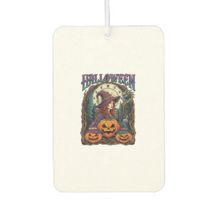 Halloween Witch Pumpkins Moon Phases_1 Air Freshener