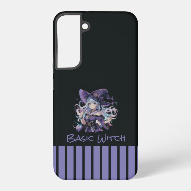 Halloween/Witch/purple  Samsung Galaxy S22+ Case (Back)