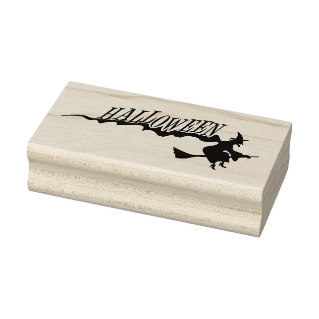 Halloween Witch Rubber Stamp (Stamp)