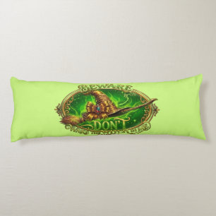 Halloween Witch Saying Cozy  Body Pillow