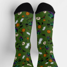 Halloween Witch Socks 