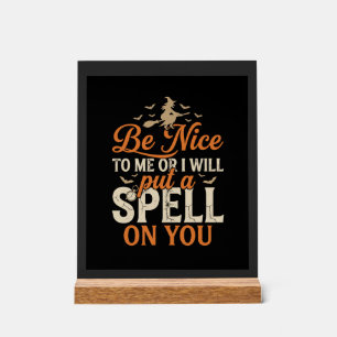 Halloween Witch Spell Graphic_1 Acrylic Sign