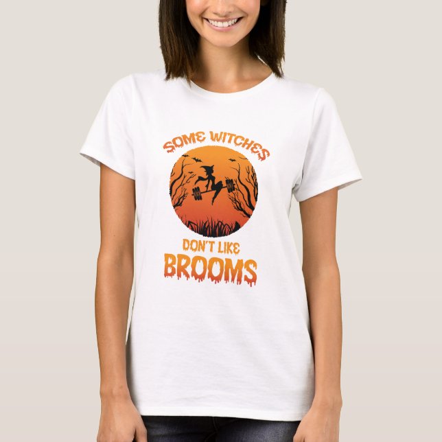 Halloween Witch  T-Shirt (Front)