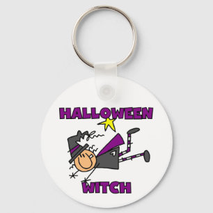 Halloween Witch T-shirts and Gifts Keychain