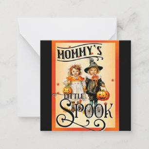 Halloween Witch Themed Tote Bag Card