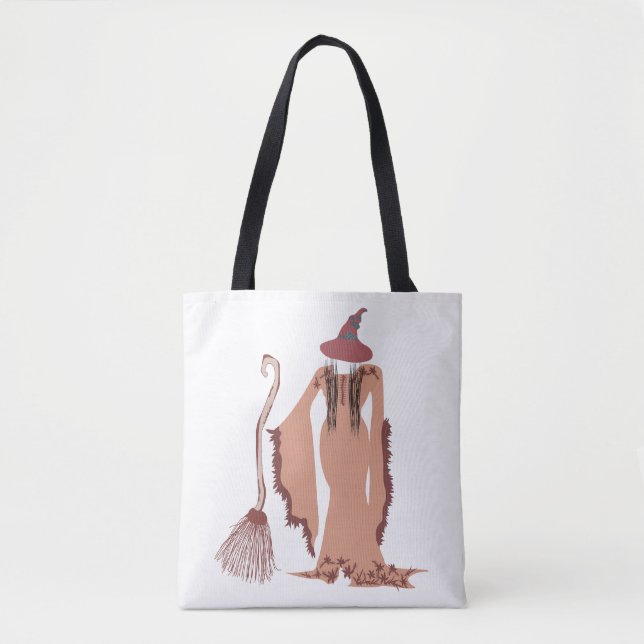 Halloween Witch Tote Bag (Front)