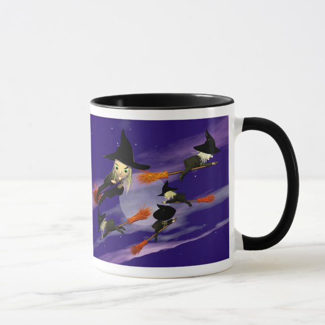 Halloween Witch Traffic Mug (Right)