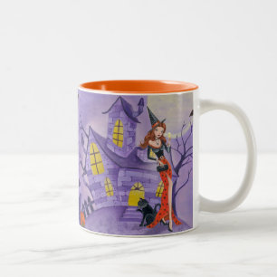 Halloween Witch - Two Tone Mug