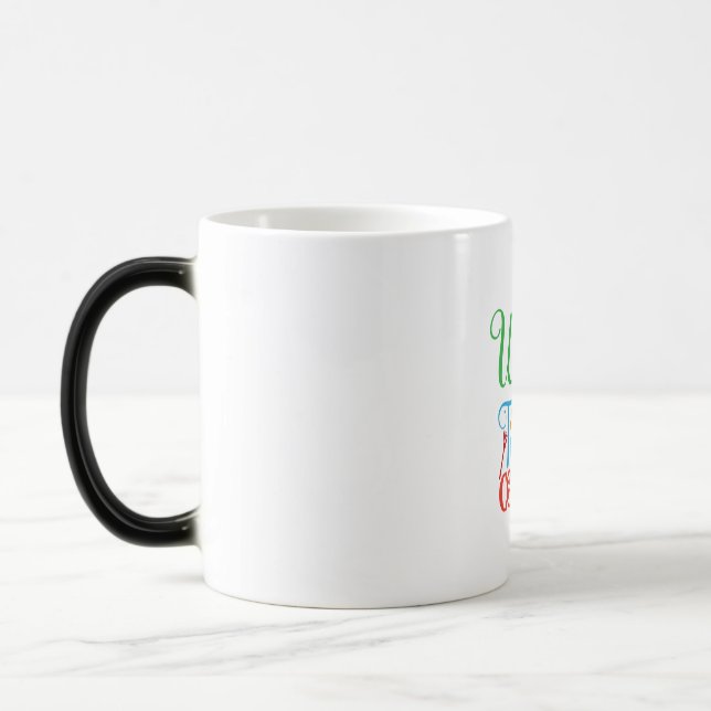 Halloween Witch Way To The Coffee Magic Mug (Left)