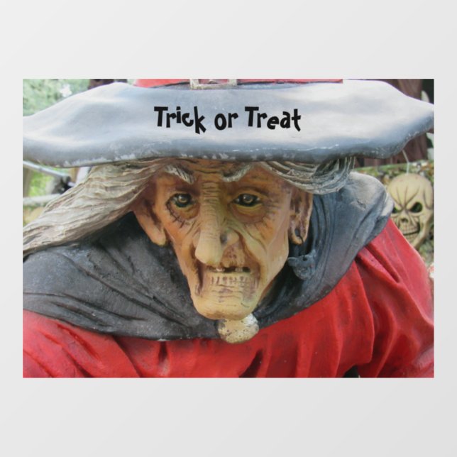 Halloween Witch Window Cling (Sheet)