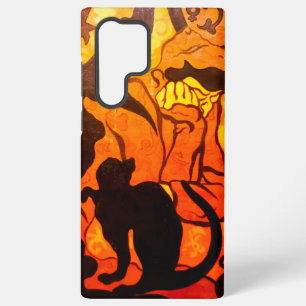 Halloween Witch with a Black Cat Samsung Galaxy Case