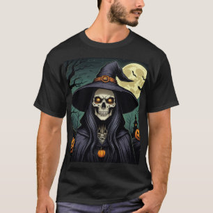 Halloween Witch with Glowing Eyes T-Shirt