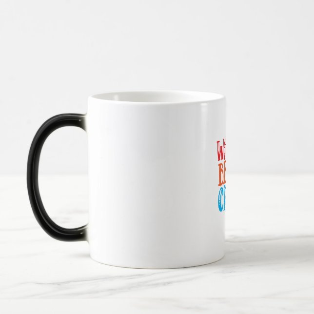 Halloween Witches Be Crazy Birthday Magic Mug (Left)