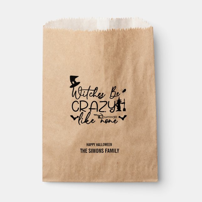 Halloween Witches Candy Bag Favour Treat Bag (Front)
