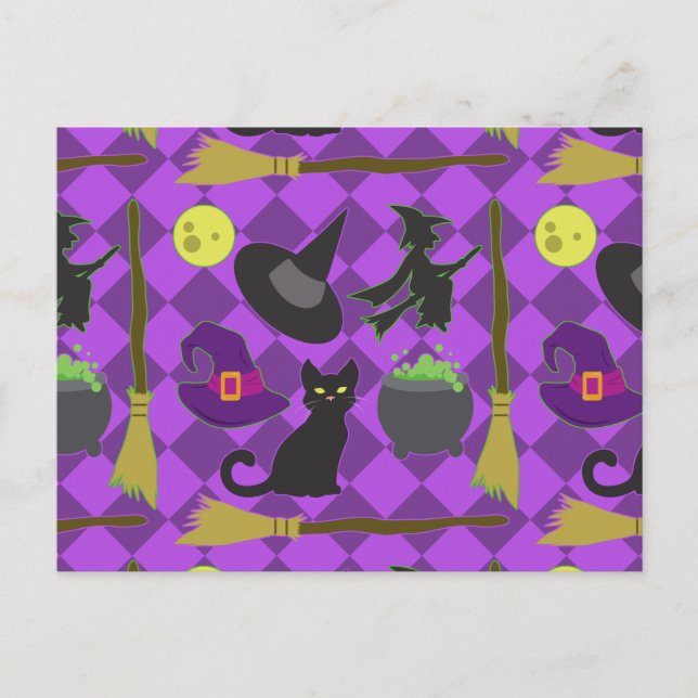 Halloween Witches Postcard (Front)