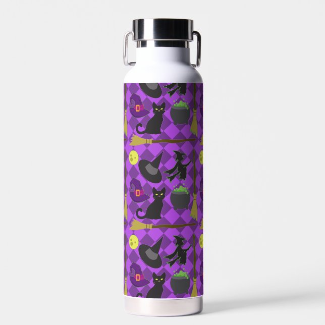 Halloween Witches Water Bottle (Front)