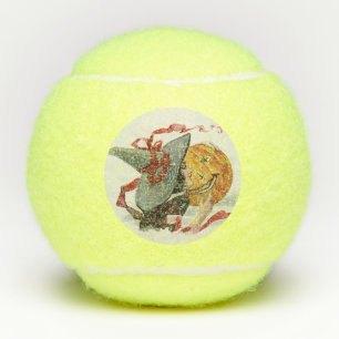 Halloween Witch's Kiss: Magic Jack o Lantern Tennis Balls