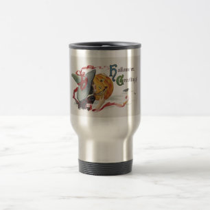 Halloween Witch's Kiss: Magic Jack o Lantern Travel Mug