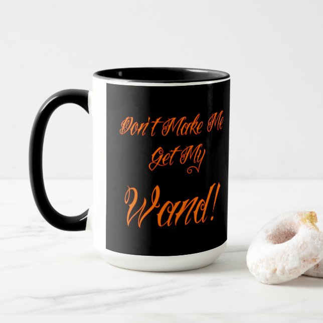 Halloween Witchy Quote Mug (With Donut)