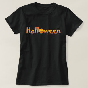 Halloween with Bats and Pumpkin T-Shirt