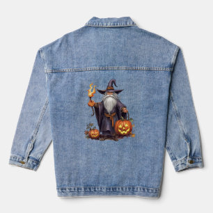 Halloween Wizard Denim Jacket