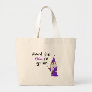 Halloween Wizard Tote Bag