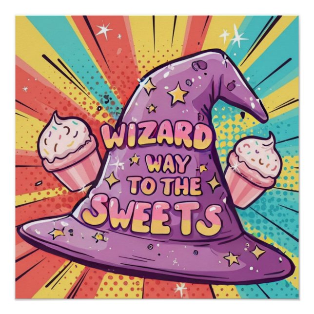 Halloween - Wizard Way to the Sweets Poster (Front)